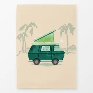 Geschirrtücher Campingbus Beige
