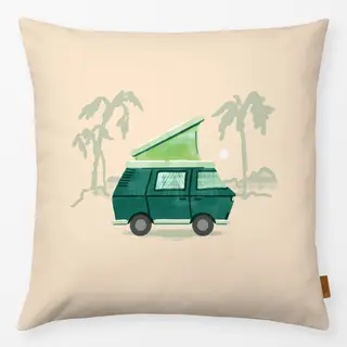 Kissen Campingbus Beige