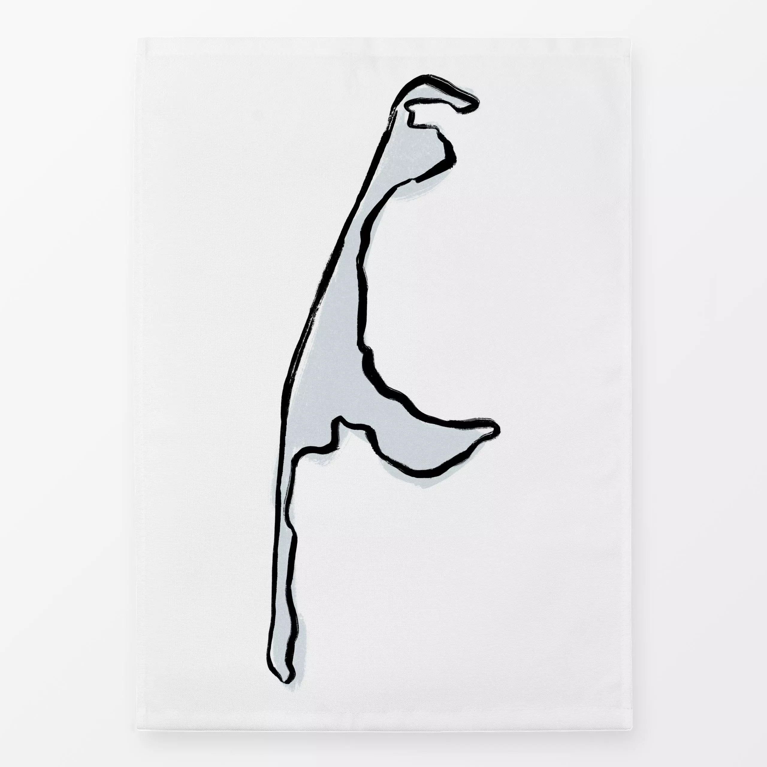 Geschirrtücher Sylt blau-grau - Symbole & Muster, Reise - von „Janna Schipper"; Blaugrau, Insel, Urlaub, sea, vacation, Nord...