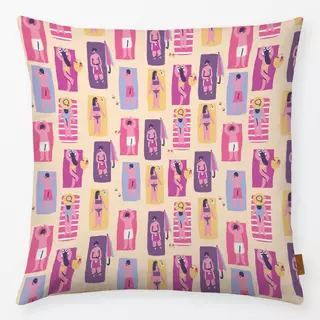 Kissen Beach Sunbathing