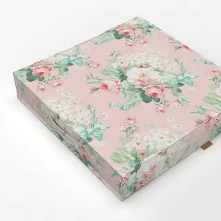 Bodenkissen Chintz Rosen Sommer Garten 1