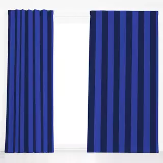 Dekovorhang Stripe Collection Blue