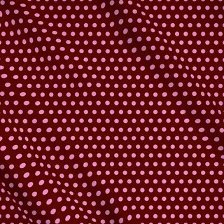 Meterware Bordeaux Pink dots