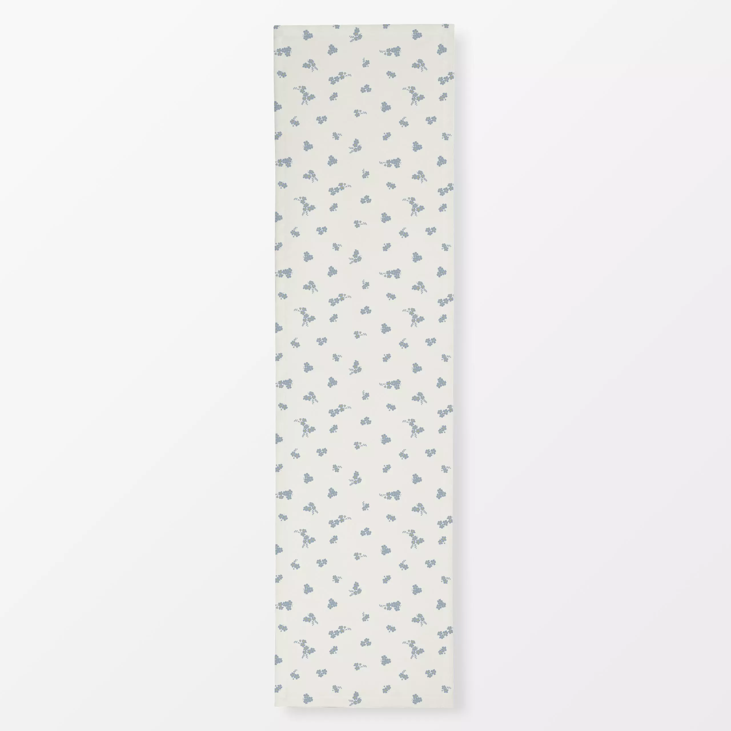 Tischläufer Vergissmeinicht - Blumen & Florales, Frühling - von „Anna Petersen"; Muster, Trockenblumen, Blüten, floral, Past...