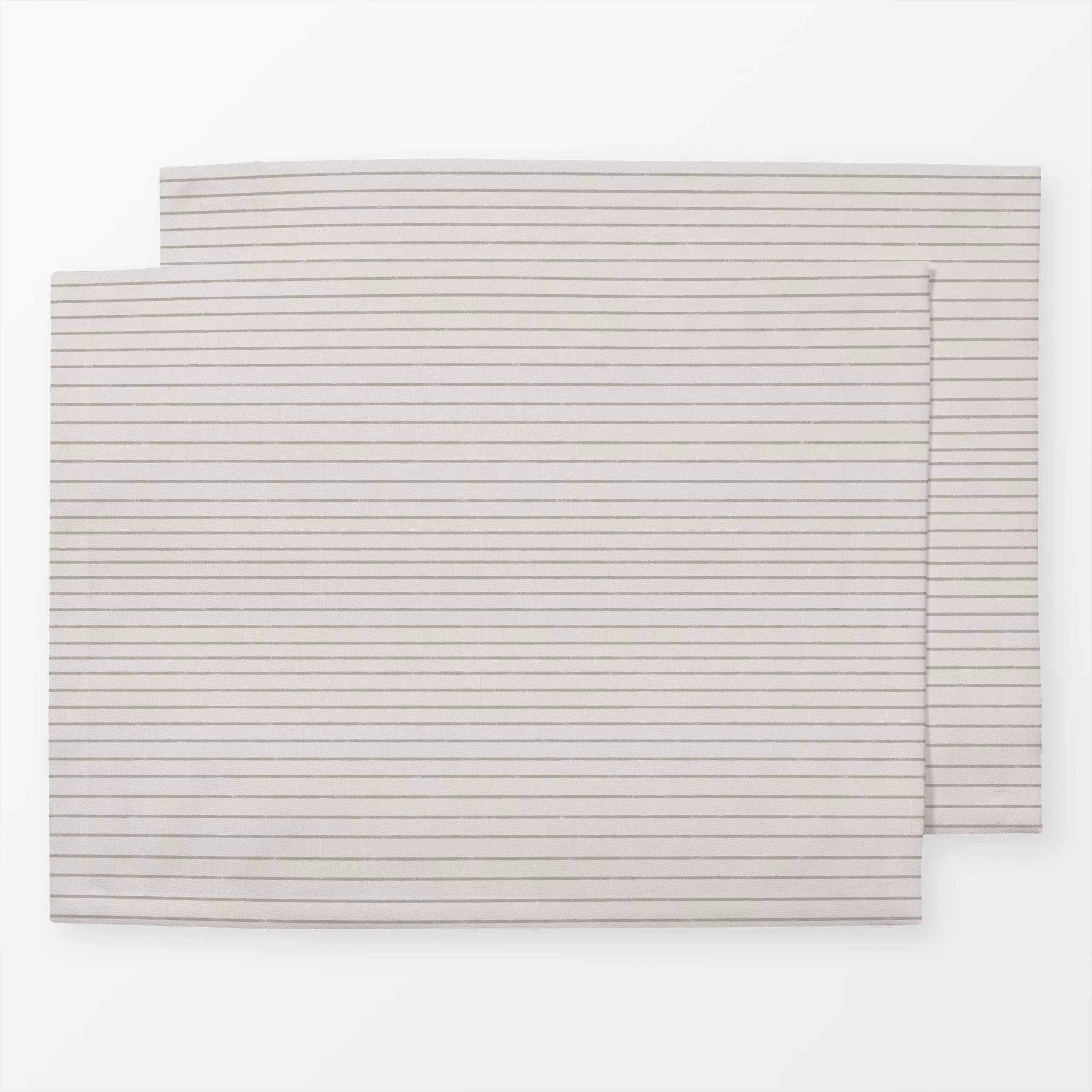 Tischset Streifen Beige Hell, gemustert, Sommer, von textilwerk x hejmelig
