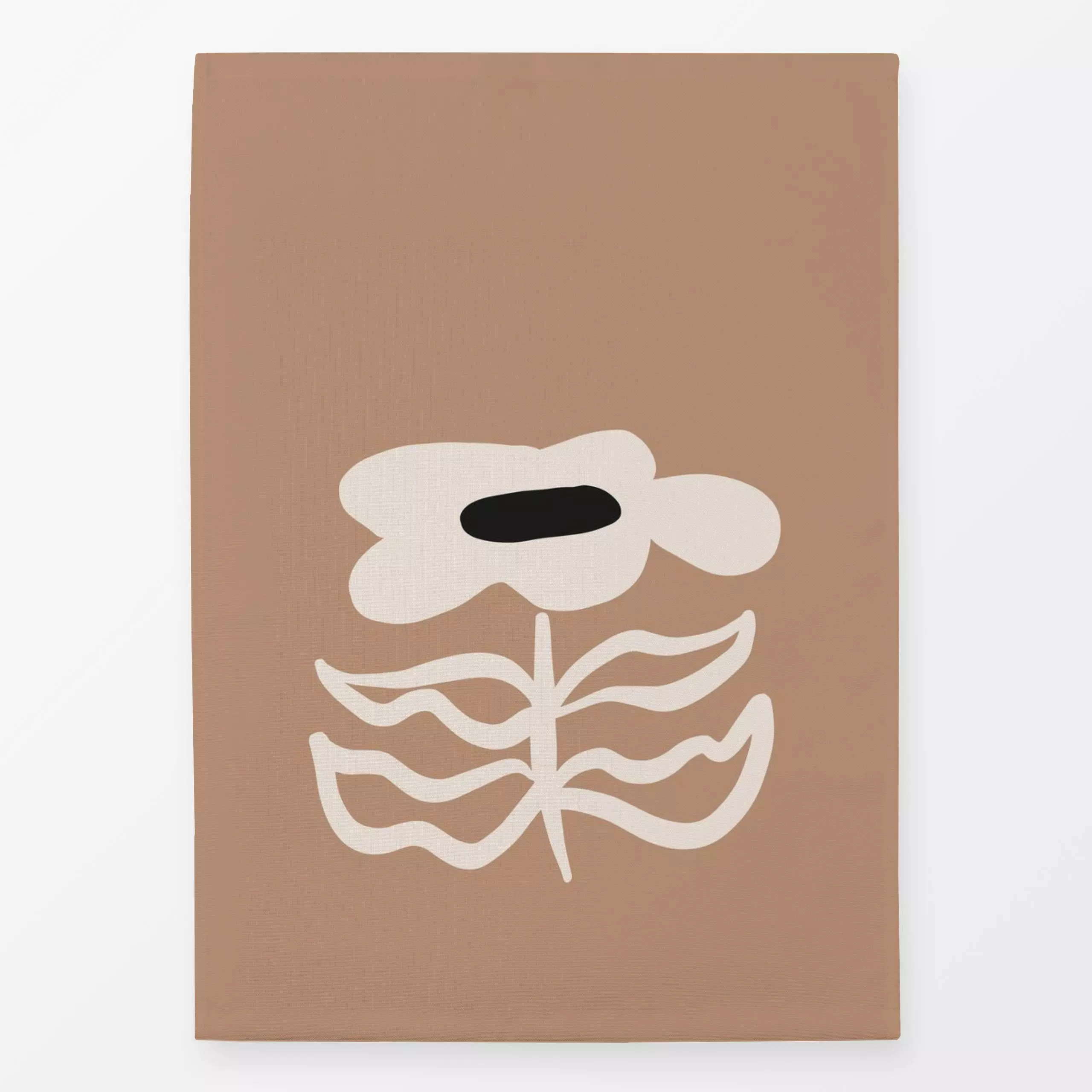 Geschirrtücher Anemone Caramel - Blumen & Florales - von „Kruth Design"; Blumen, Herbst, Herbstdeko, outdoor, schlicht, Gart...