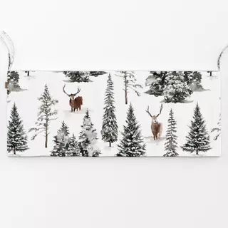 Bankauflage Winterweiße Weihnacht - Wald 5