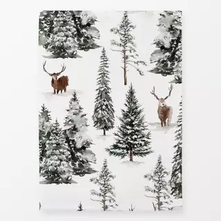 Geschirrtücher Winterweiße Weihnacht - Wald 5
