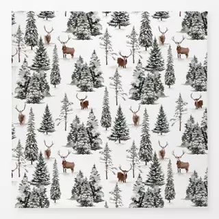 Tischdecke Winterweiße Weihnacht - Wald 5