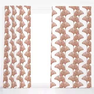 Dekovorhang Ginko Raw Sienna