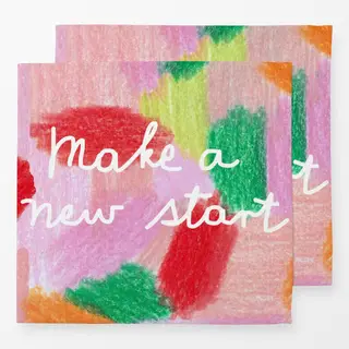 Servietten Make a new start