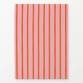 Geschirrtücher Streifen Orange & Rosa