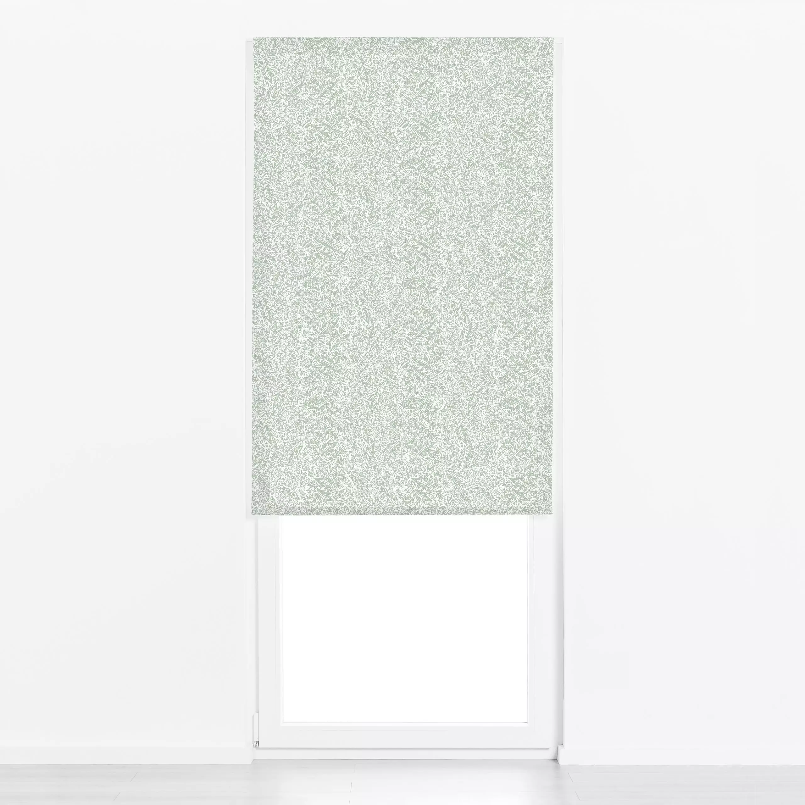 Raffrollo William Morris blumen sage - Blumen & Florales, Frühling, Pflanzen & Botanik - von „Bloomery Decor"; Muster, Botan...