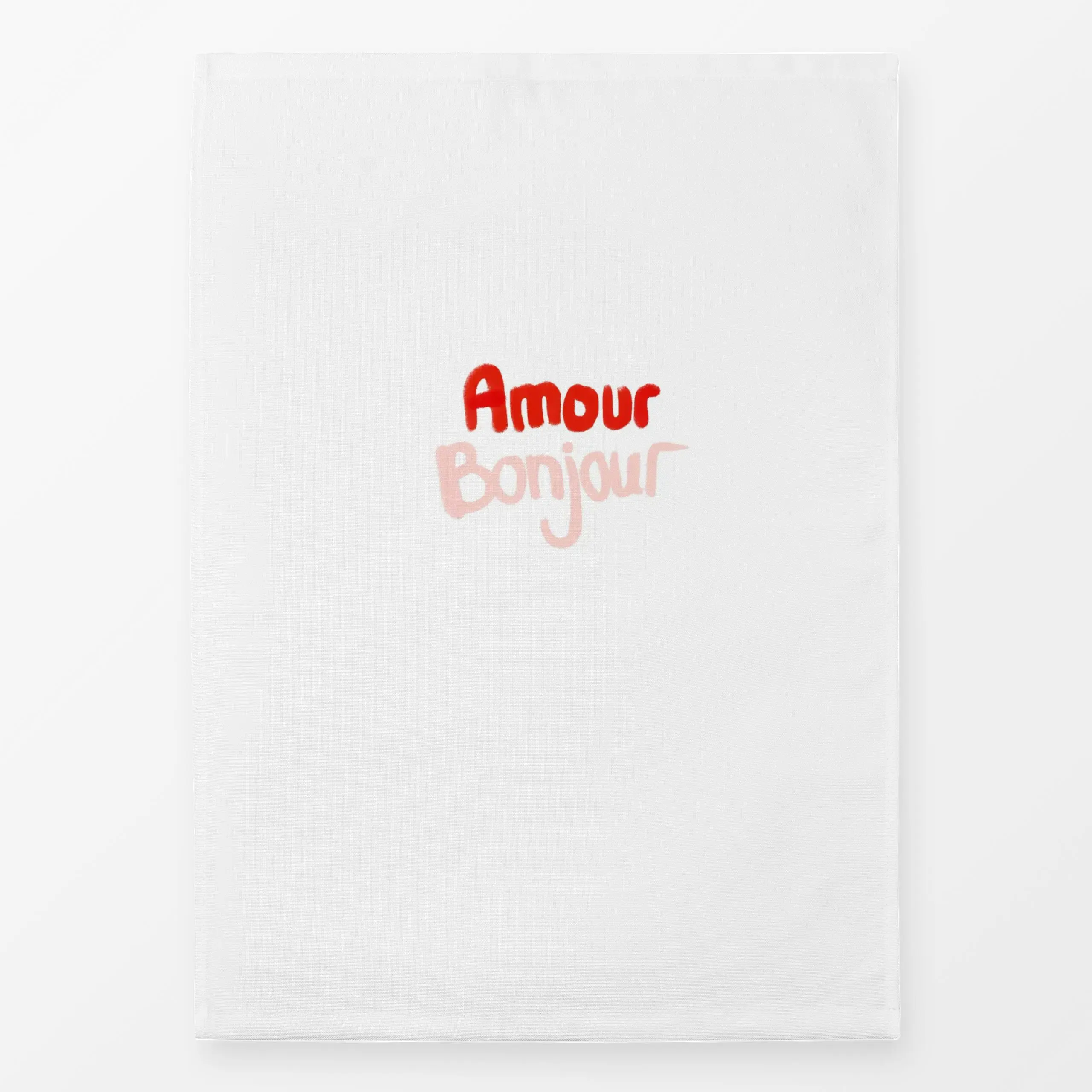 Geschirrtücher Amour Bonjour - Liebe, Romantik & Pride, Sommer - von „Ute Arnold"; Sommer, Liebe, hejibiza, Frankreich, Bonj...