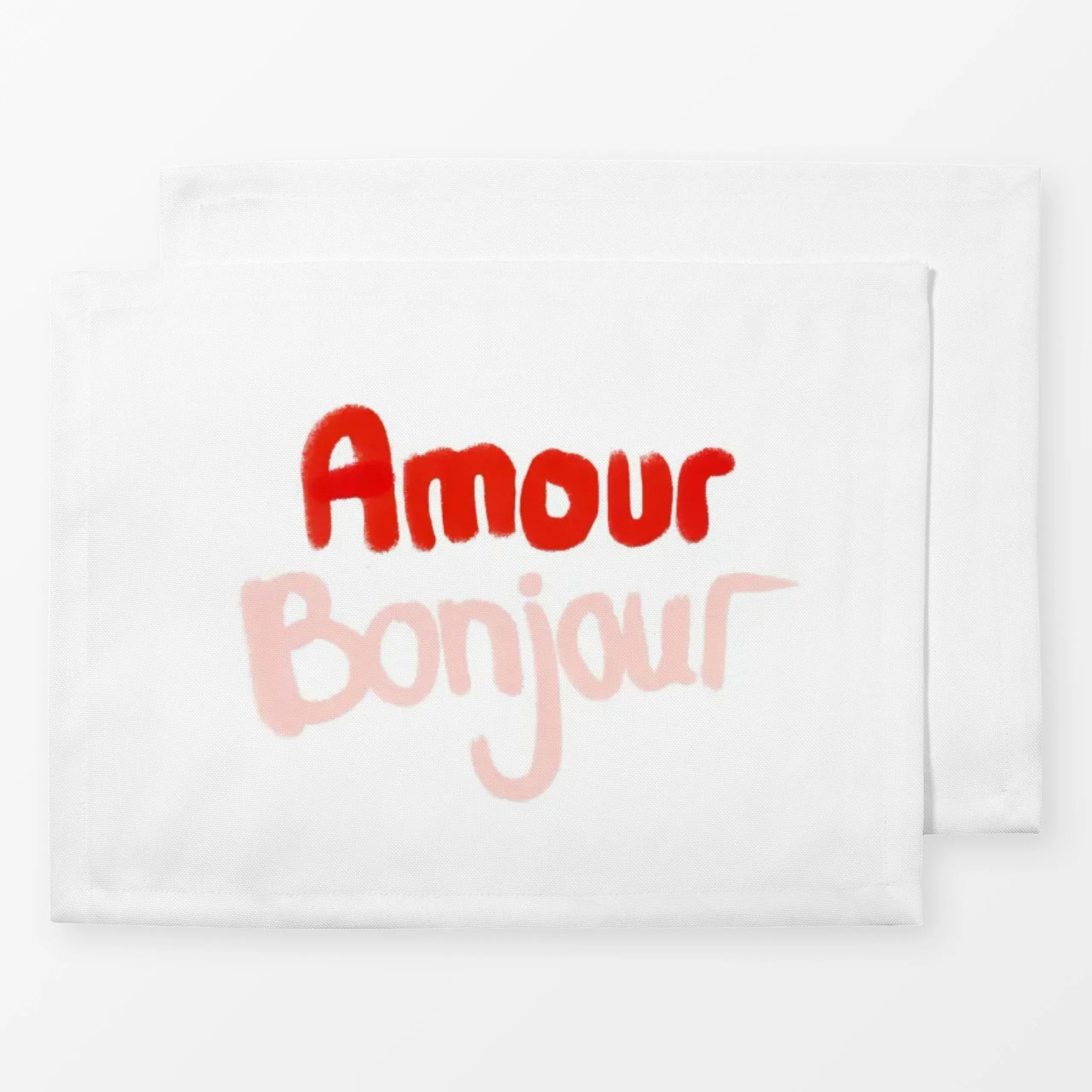 Tischset Amour Bonjour, Sommer, von Ute Arnold