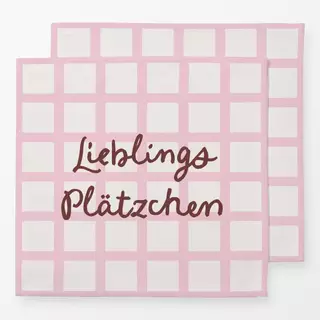Servietten Lieblings Plätzchen