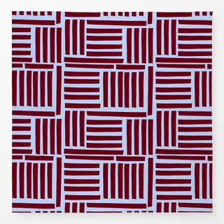 Tischdecke Kirschrot Linien