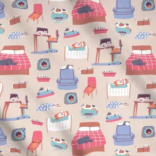 Meterware Cats Sleeping