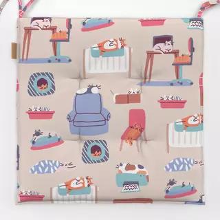 Sitzkissen Cats Sleeping