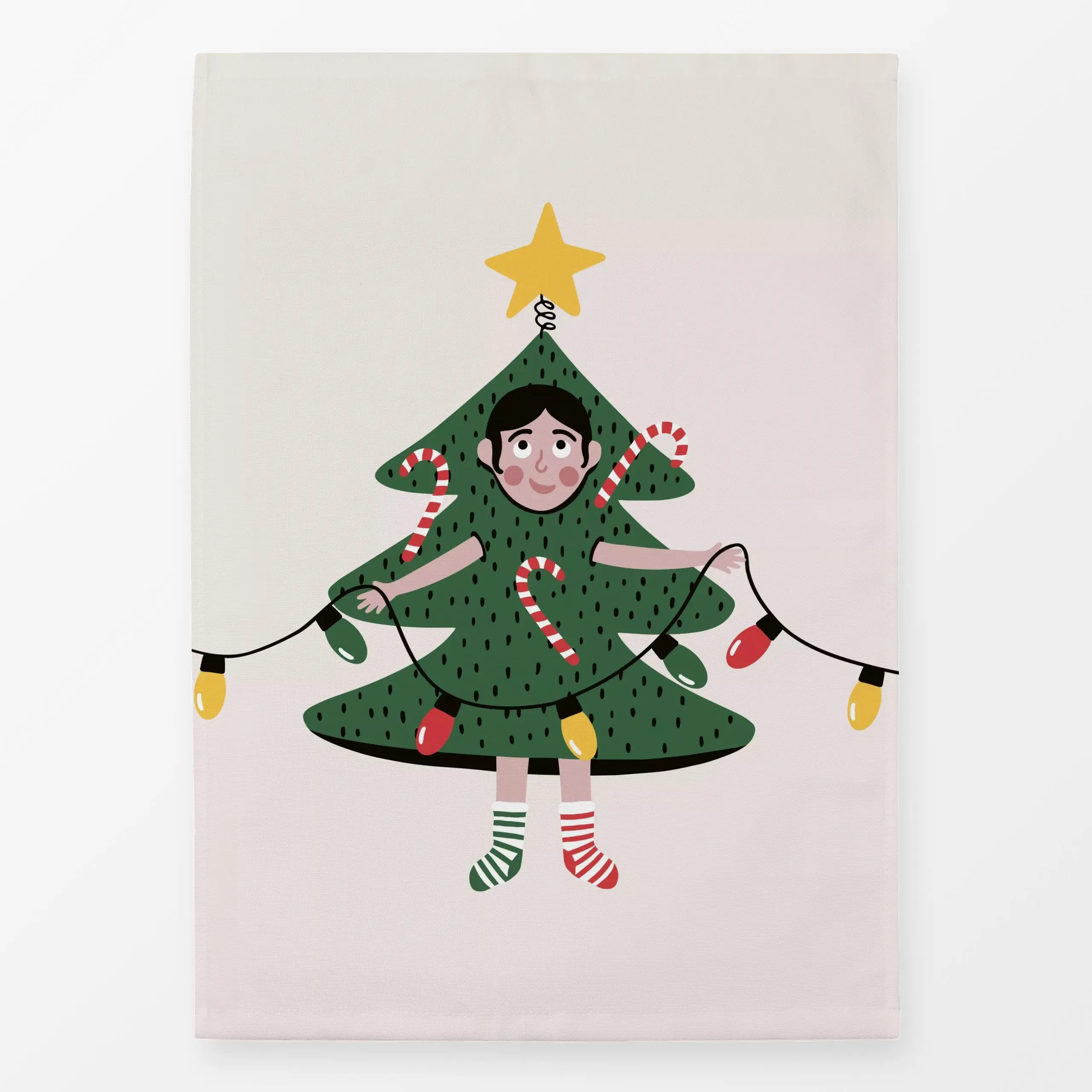Geschirrtücher Weihnachtsbaum Wendekissen - Kinderzimmer & Motive für Kinder, Weihnachten, Symbole & Muster - von „Kathrin W...