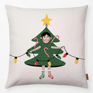 Kissen Weihnachtsbaum Wendekissen