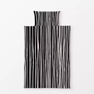 Bettwäsche Stripes black