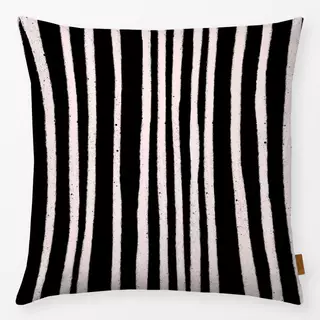 Kissen Stripes black