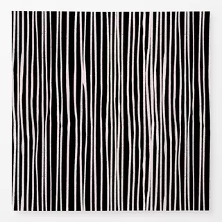 Tischdecke Stripes black