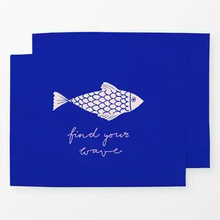 Tischset Coastal Summer Sardine