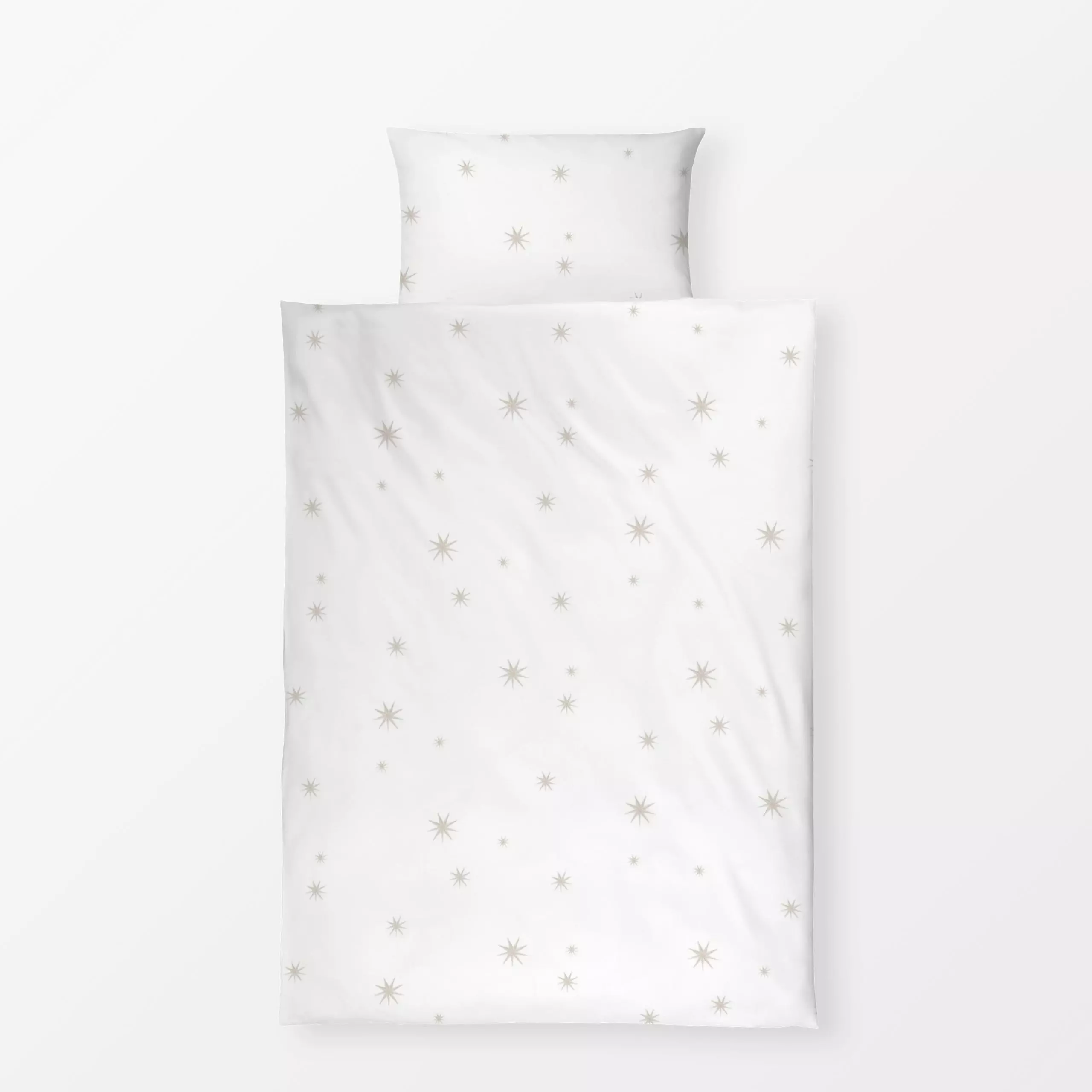 Bettwäsche Papiersterne weiß - Weihnachten, Astronomie & Weltraum - von „youdiful"; skandinavisch, Weihnachten, papierstern,...