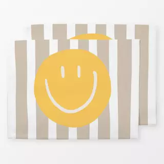 Tischset Smile Stripes beige