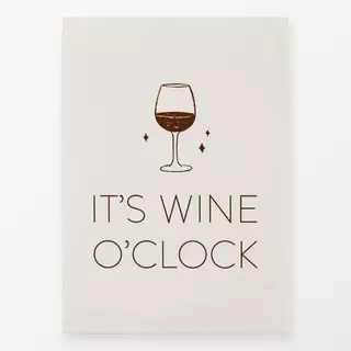 Geschirrtuch It's Wine O'clock