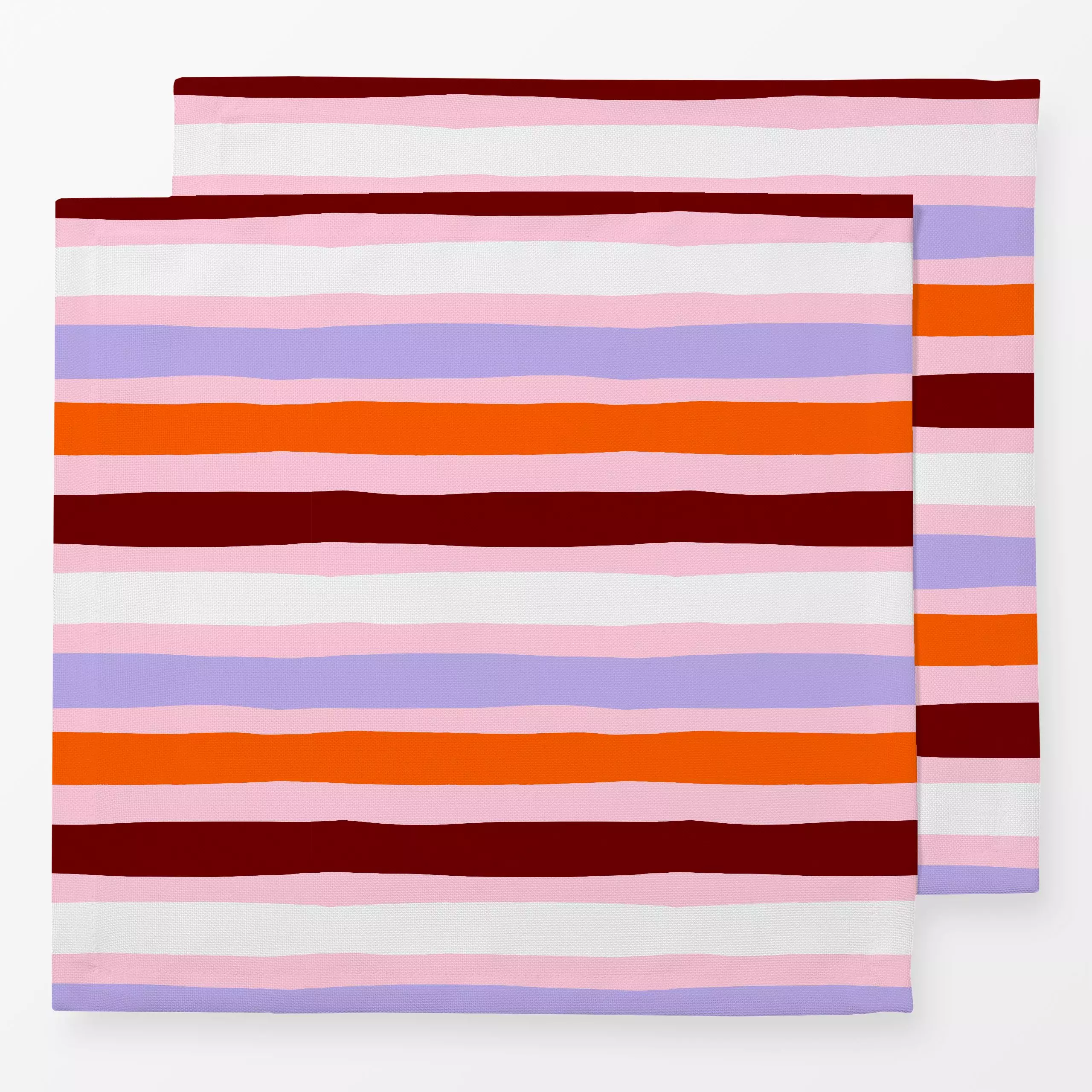 Servietten Summer Stripes 1 - Symbole & Muster - von „Studio Memb"; Streifen, rosa, Protea, pink, lila, Streifenmuster