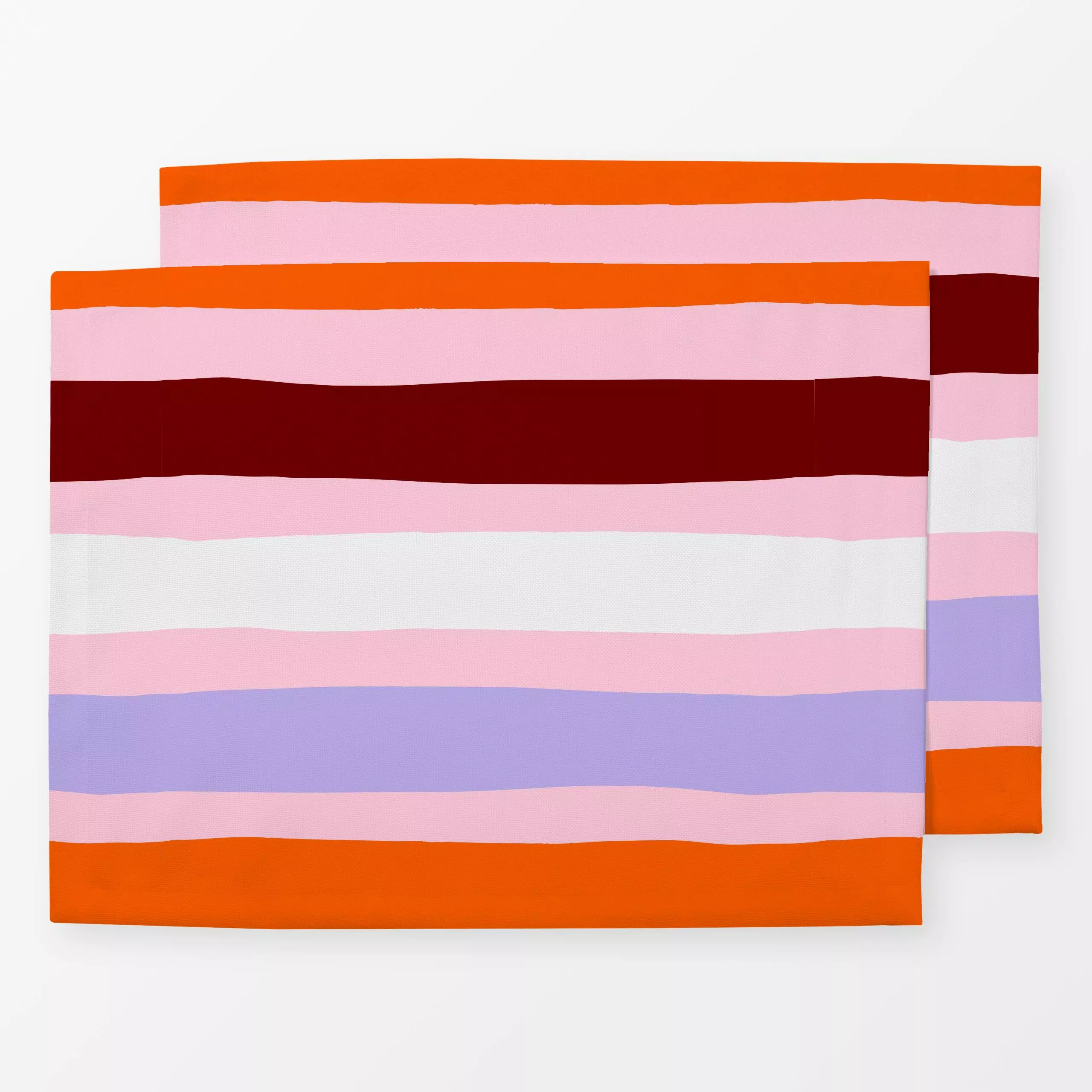 Tischset Summer Stripes 1, gemustert, von Studio Memb