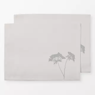 Tischset Wilde Möhre Pur Grau Hell