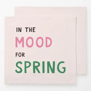 Servietten Frühling Spring Spruch