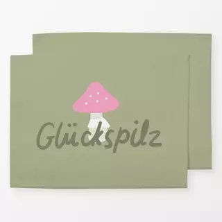 Tischset Glueckspilz