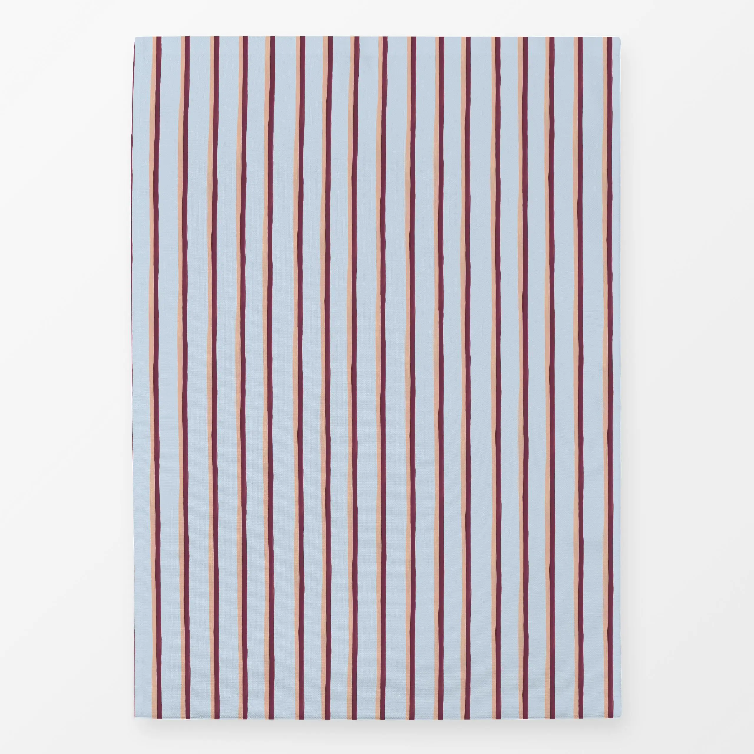 Geschirrtücher Sommar Streifen Hellblau - Frühling, Sommer, Symbole & Muster - von „Anna Petersen"; Streifen, rosa, Sommerbl...