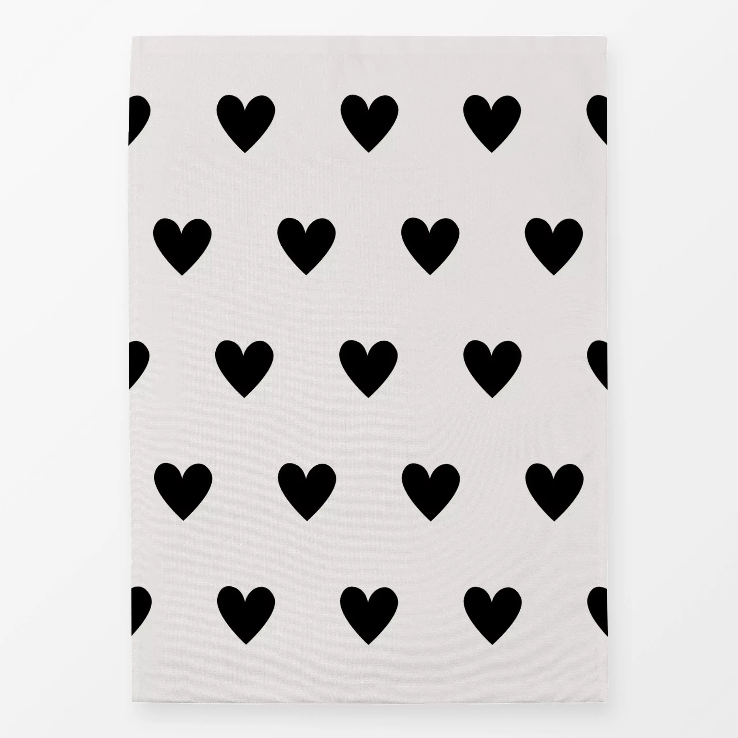 Geschirrtücher Valentin Herz Schwarz - Liebe, Romantik & Pride, Anlässe - von „Studio ROSAGRAU"; Herzen, Valentinstag, Liebe...