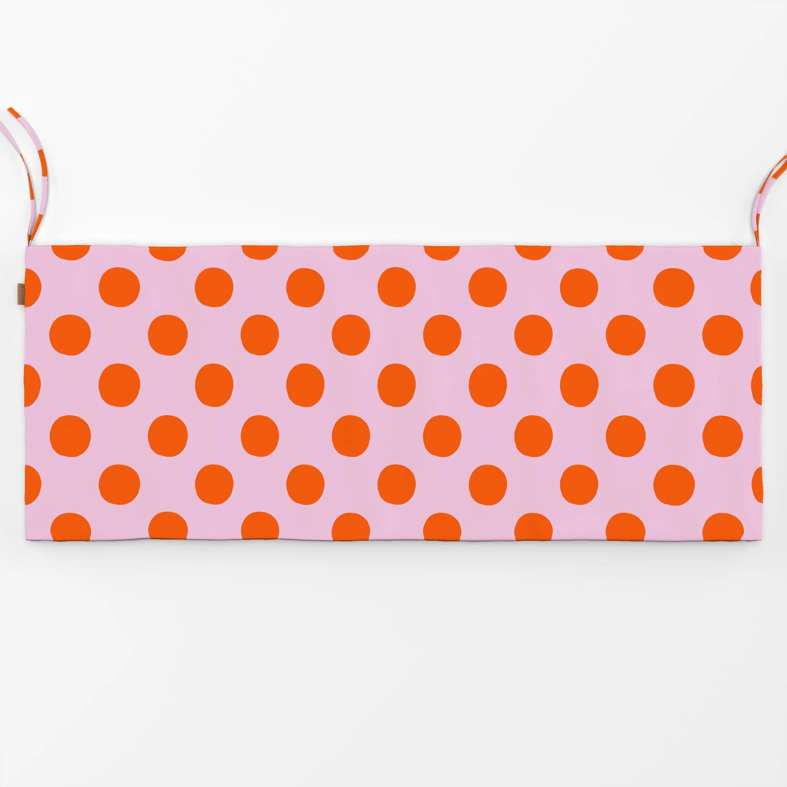 Bankauflage Punkte Rot & Rosa - Frühling, Symbole & Muster, Ostern - von „Maren Gross "; Früchte, Dots, geschenkidee, gepunk...