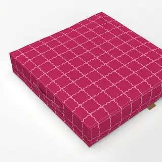 Bodenkissen Wavy Lined Grid