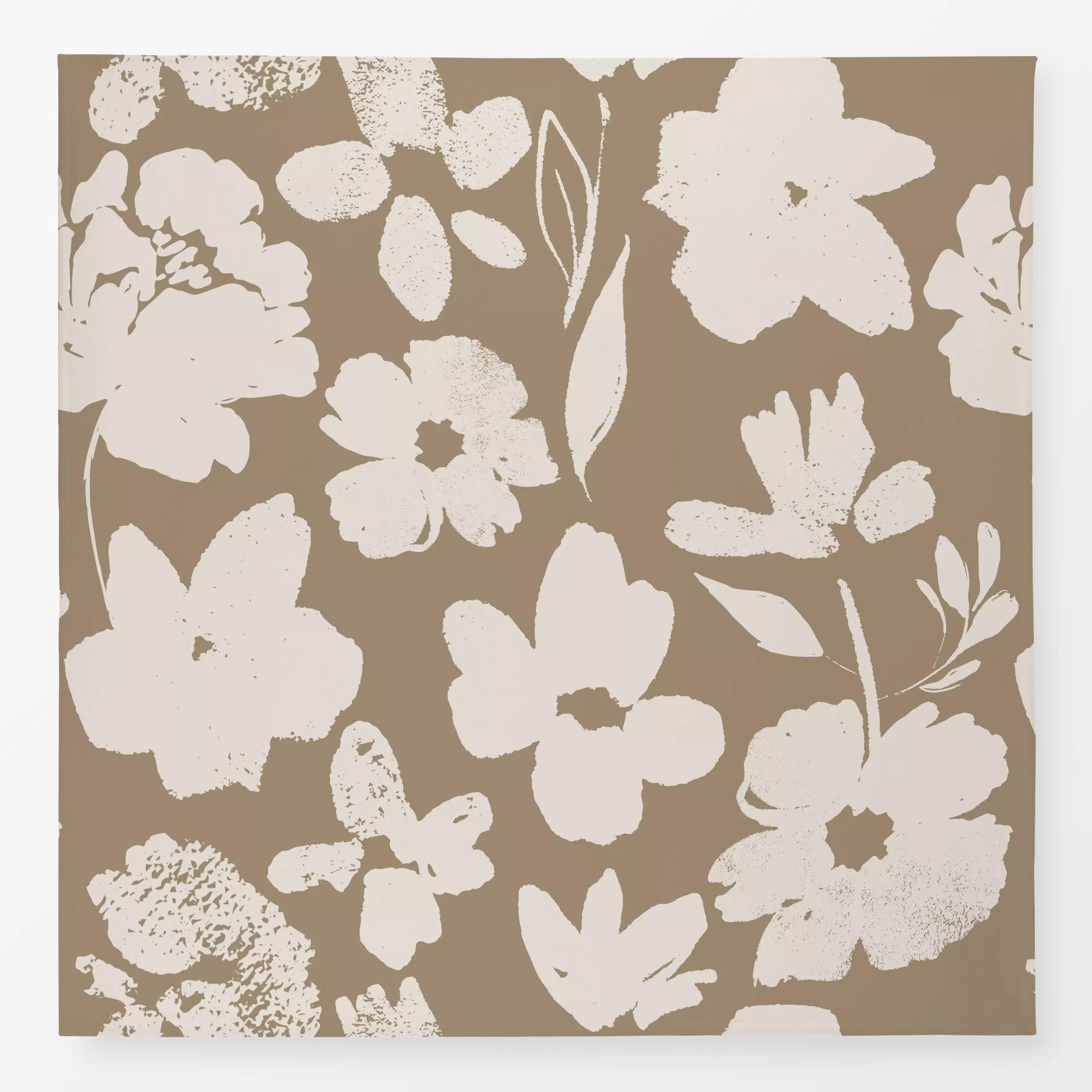 Tischdecke Kreide Blumen Terra - Blumen & Florales, Symbole & Muster, Retro & Vintage - von „Uta Naumann"; boho, minimal, ab...