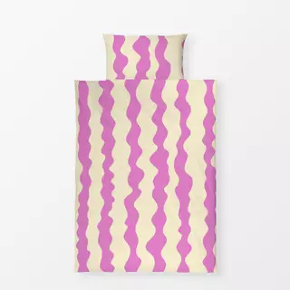 Bettwäsche Happy Kids Welle Pink