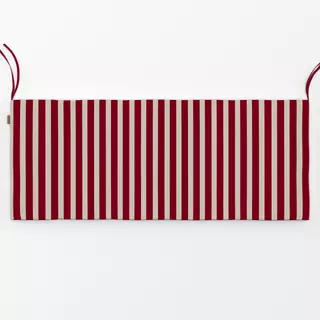 Bankauflage Bold Stripes berry red