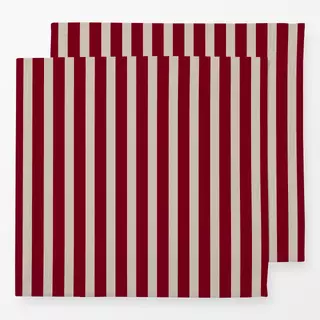 Servietten Bold Stripes berry red