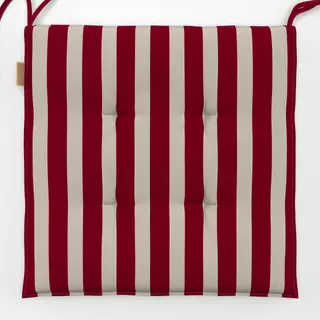 Sitzkissen Bold Stripes berry red