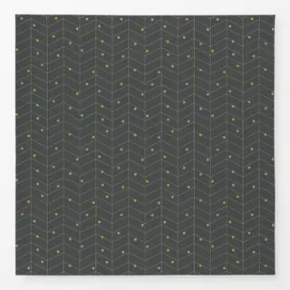 Tischdecke Fischgrat gold