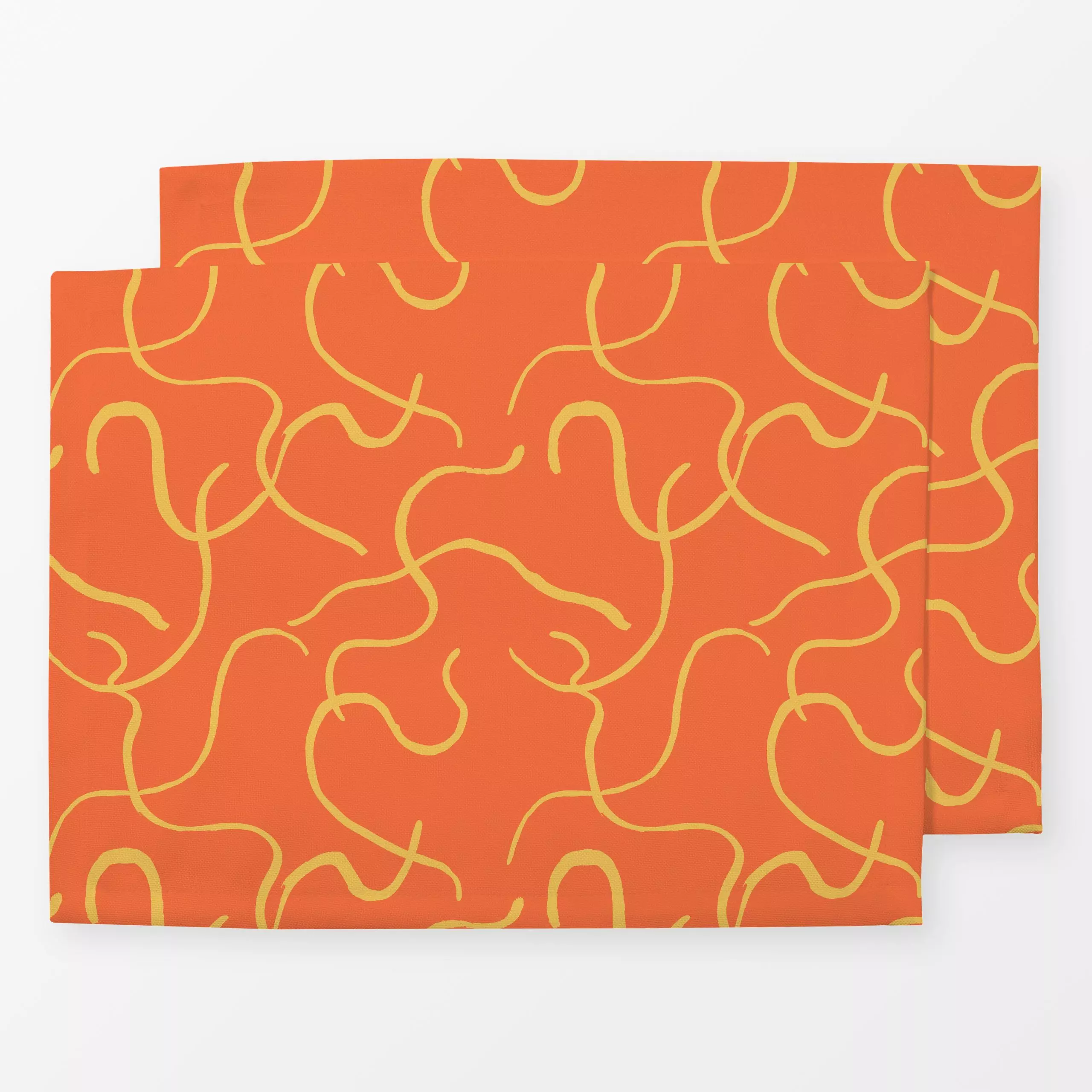 Tischset Spaghetti Bella Italia - Sommer, Symbole & Muster, Küche, Essen & Trinken - von „Janna Schipper"; Muster, abstrakt,...