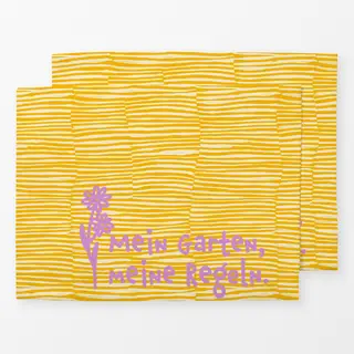 Tischset Mein-Garten-meine-Regeln