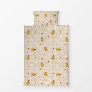 Bettwäsche Apfel-Picknick Muster